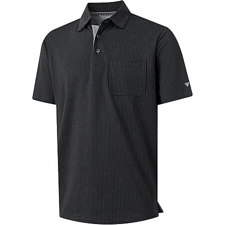 M MAELREG Men's Heather Lightweight Golf Polo Shirt (Various)