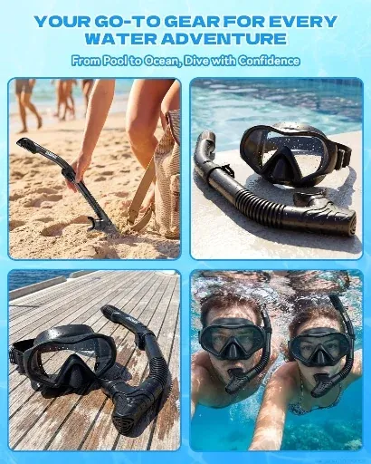 AEGEND Adult Dry Snorkel
