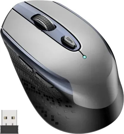 cimetech Silent 2.4G Wireless Mouse with 3 Adjustable DPI