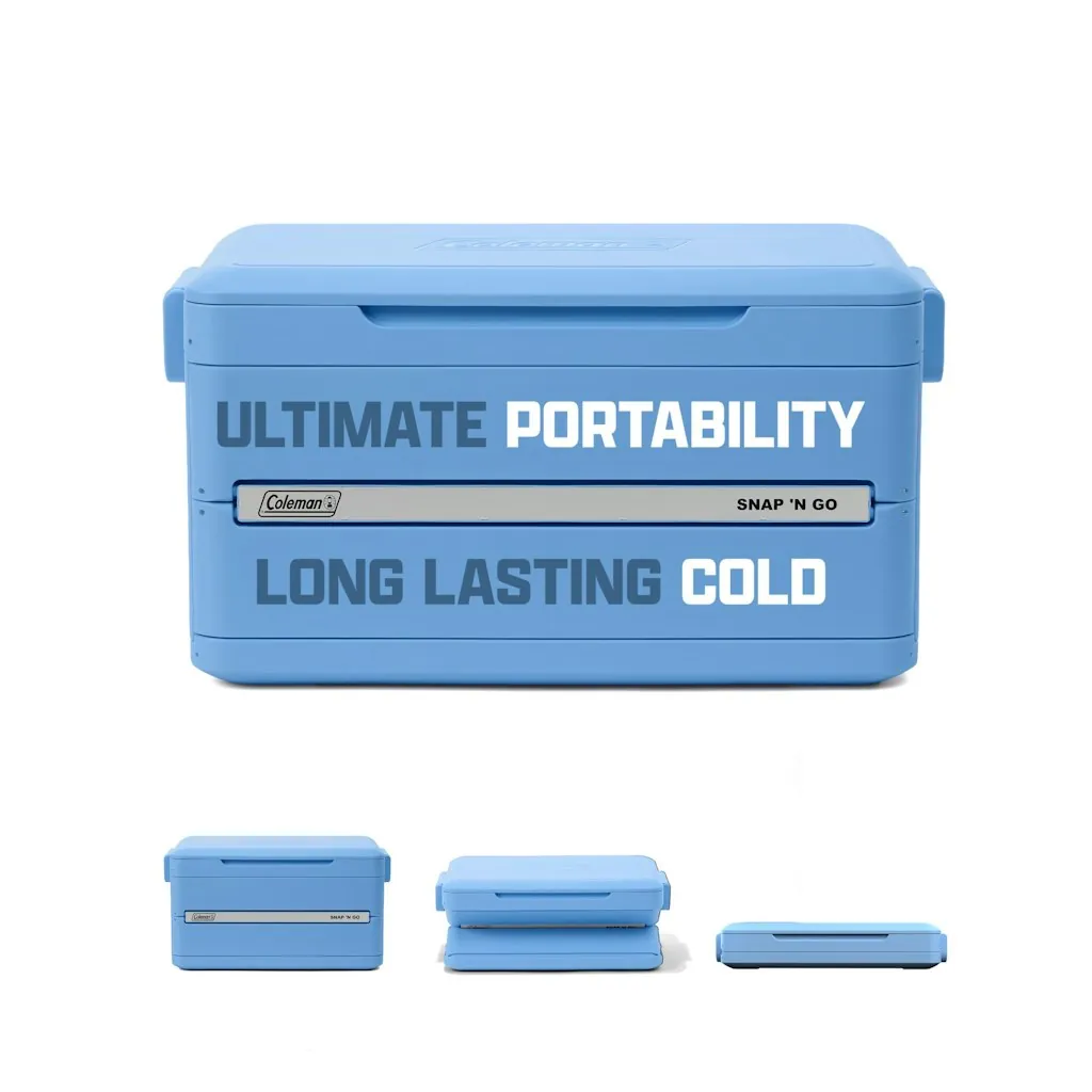 Coleman Snap 'N Go Collapsible 45-Quart Hard Cooler