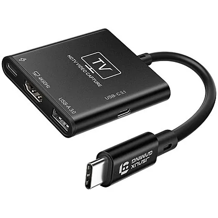 JSAUX Video Capture Card (Nintendo Switch 2/Steam Deck/ROG Ally)