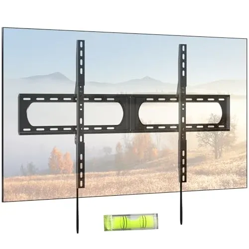 PUTORSEN Heavy Duty Slim Fixed TV Wall Mount for 37"-140" TVs (1200x800 VESA)