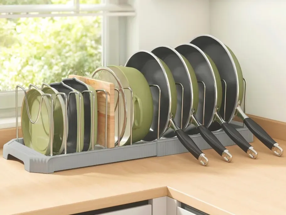 Expandable Pan Organizer w/ 12 Dividers