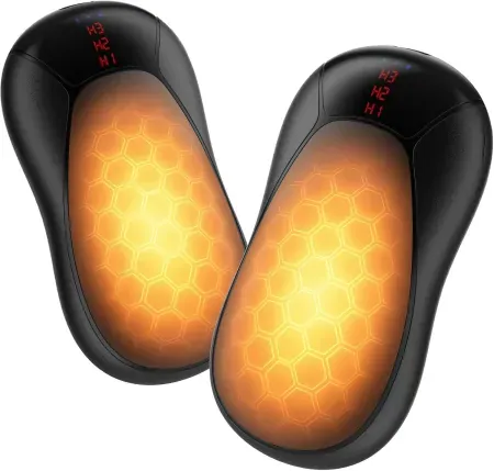 2-Pack Rechargeable 6000mAh Long Battery Life Electric Hand Warmers