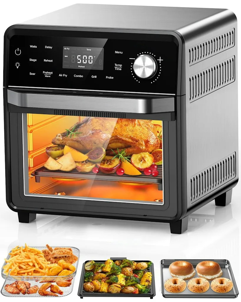 Nuwave Pro-Smart Grill 15.5-Quart Air Fryer Toaster Oven