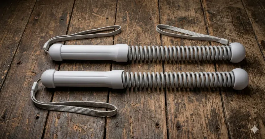Cordless Weighted Battle Ropes Set in Standard Colors
