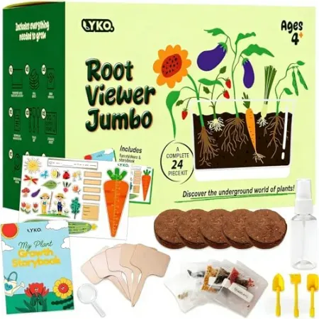 LYKOCLEAN Store Large Root Viewer Kit Kids STEM Science Toy