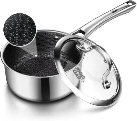 SNOWCLAD 1.5 Quart Nonstick Sauce Pan w/ Lid