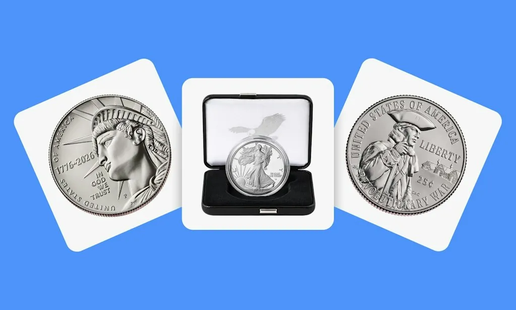 eBay America's 250th Anniversary Collectibles Deals for From $3.79 + shipping varies