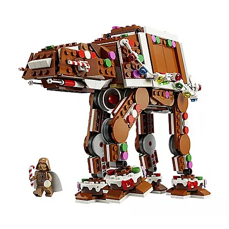 New QVC Customers: 697-Pc LEGO Star Wars Gingerbread AT-AT Walker