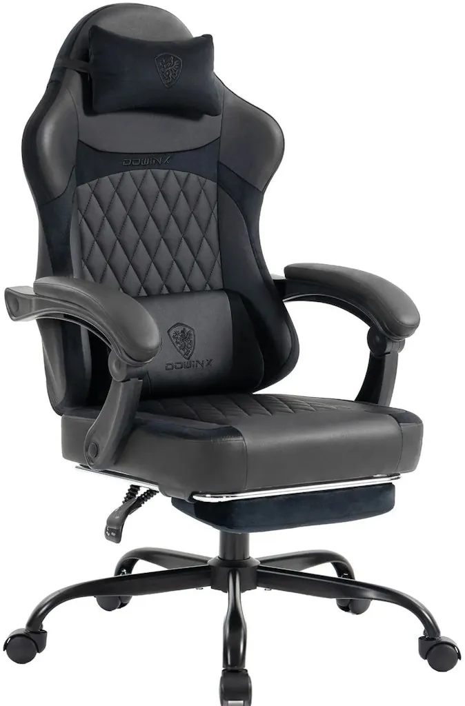 Dowinx Ergonomic Gaming Chair w/ Linkage Armrest & Adjustable Recline