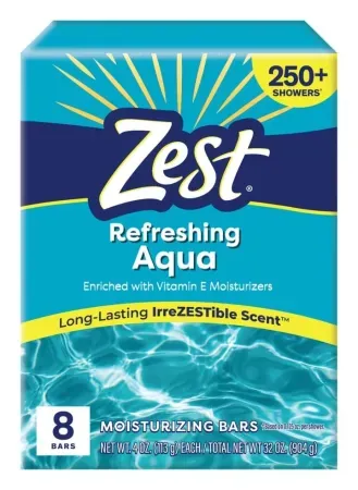 8-Pack 4oz Zest Aqua Bar Soap