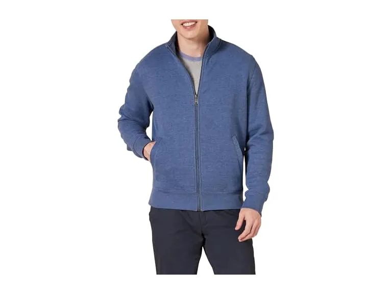(Various Colors) Amazon Essentials Men Full-zip Fleece Sweatshirt