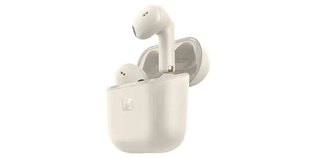 Sennheiser ACCENTUM Open Wireless Earbuds - Open Ear Buds Design, Dynamic Sound & Bluetooth 5.3, Cream