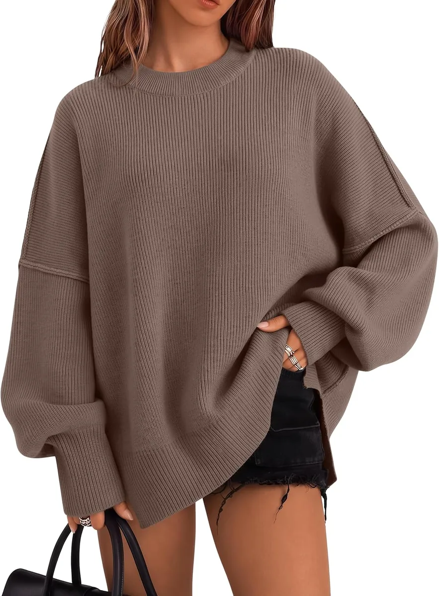Women’s Oversized Ribbed Knit Sweater
