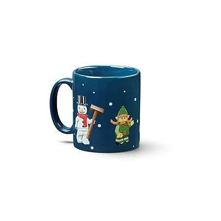 Lego Christmas Ceramic Mug (Minifigures or Santa)