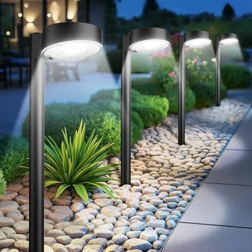 Ahaorigin Solar Pathway Outdoor Lights 8-Pack