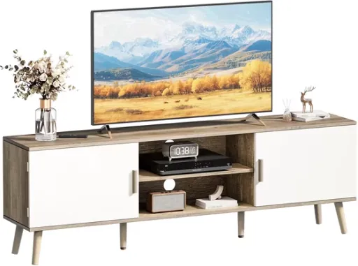 Amadwell Mid-Century 53.9" TV Stand & Entertainment Center