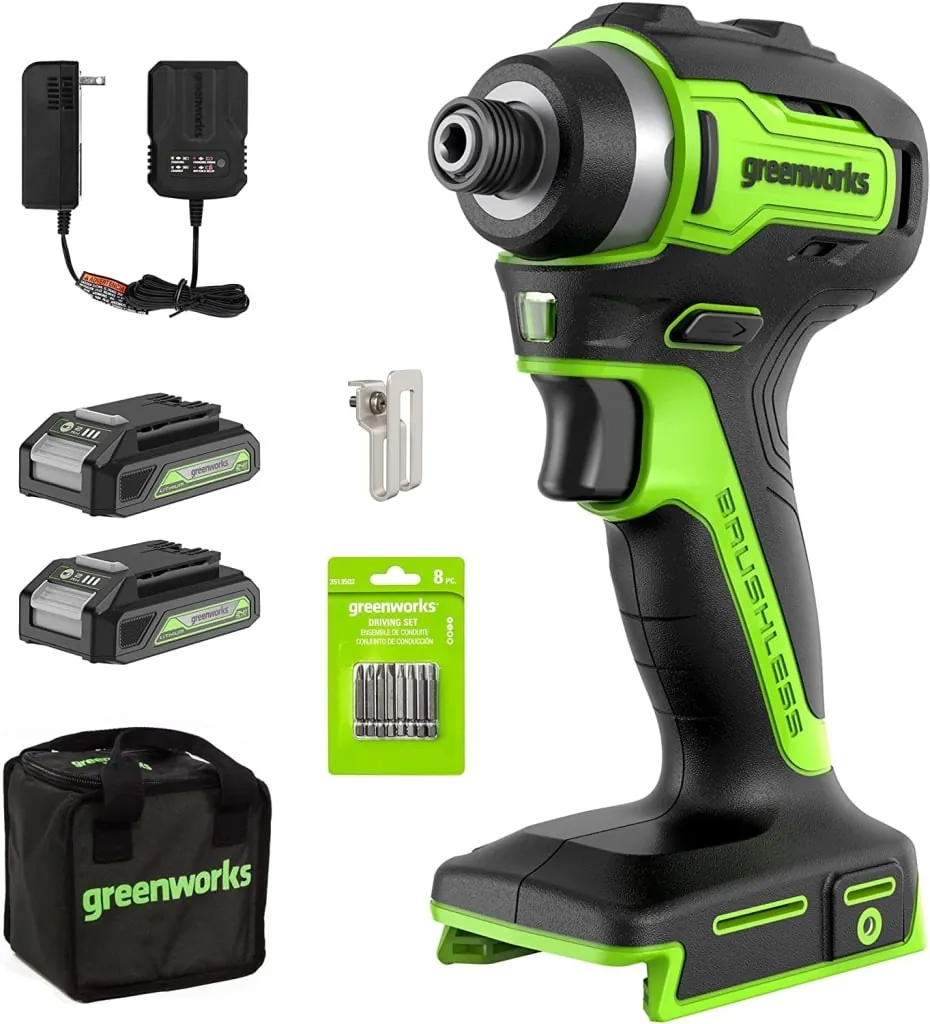 Greenworks 24V Cordless Impact Driver Kit