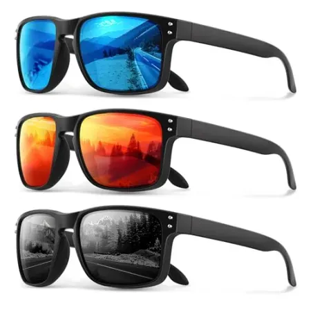 3-Pack gesruny Polarized Sunglasses