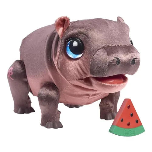 furReal Sally the Silly Hippo Interactive Plush Toy 9"