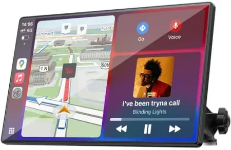 Topexplore 9'' Wireless CarPlay & Android Screen
