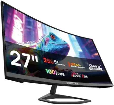 Sceptre 27" 1080p 250Hz Curved Gaming Monitor