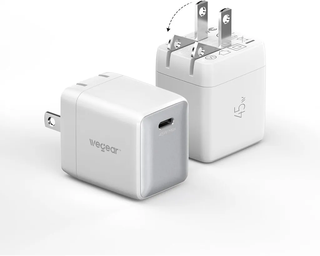 Wegear 45W GaN USB C Wall Charger 2-Pack