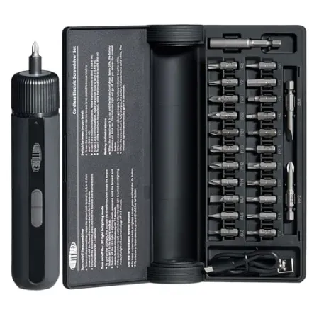 WATTREX 4V Cordless Electric Screwdriver Set with 4 Torque Settings