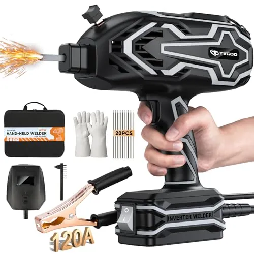 Portable Welding Machine 110V Handheld Arc Welder for 3/32"-1/8" Rods