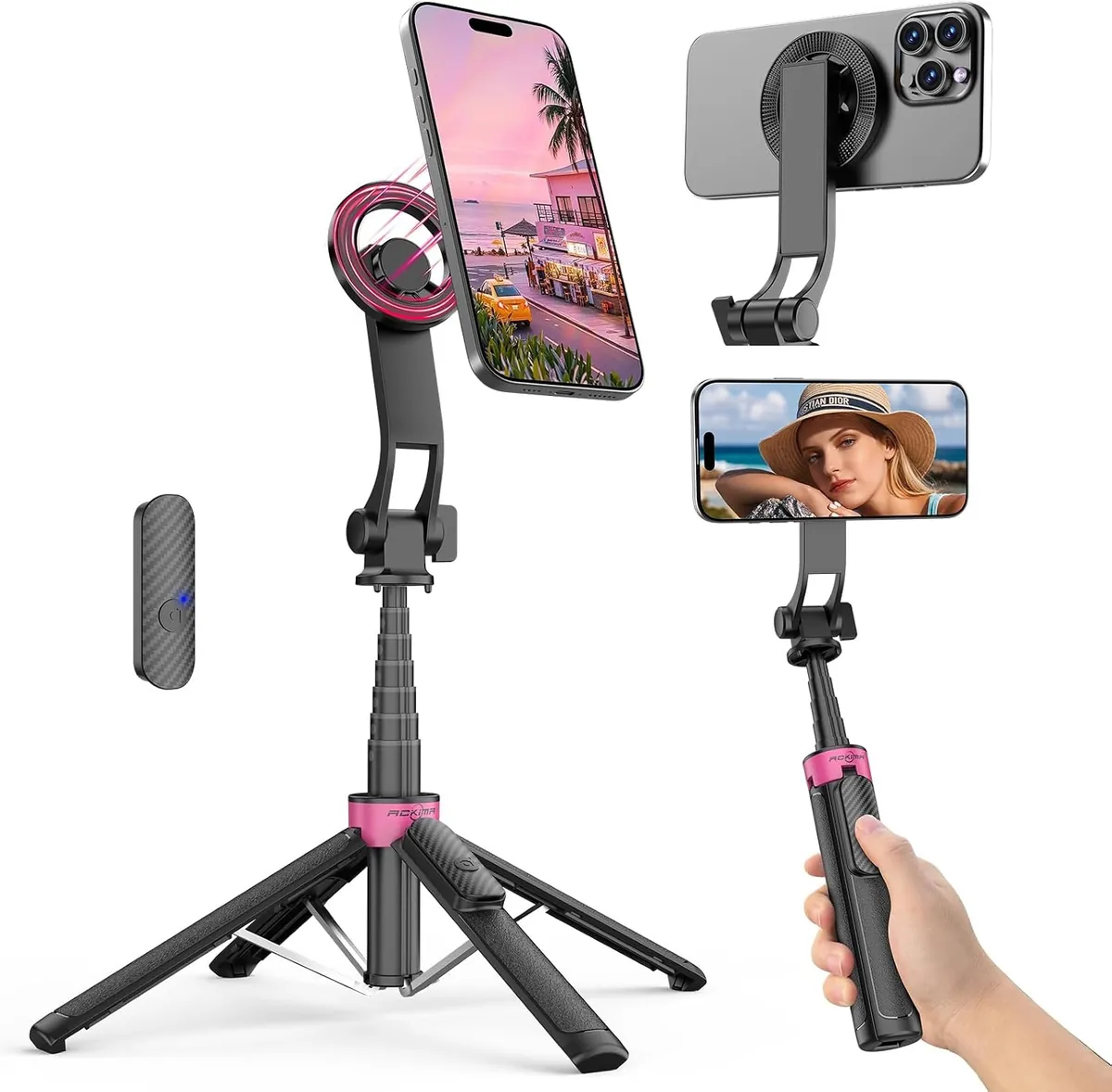iPhone Ackima Magnetic Selfie Stick Tripod