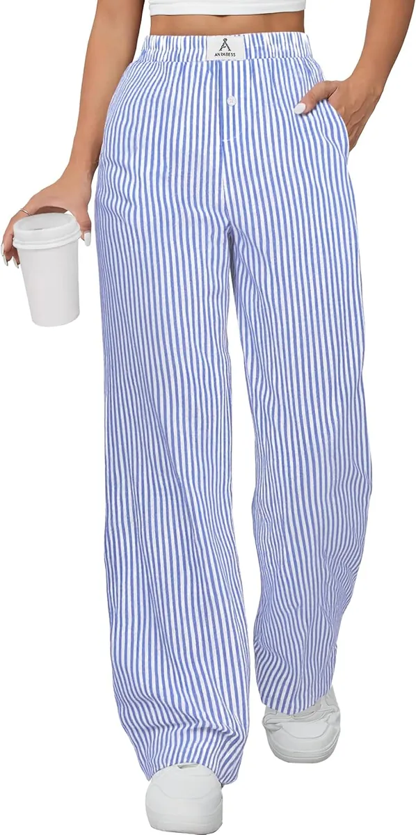 Anrabess Women’s Gingham Pants