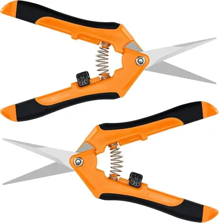 2-Pack iPower 6.5" Stainless Steel Straight Blade Pruning Shears