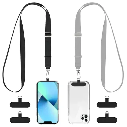 2-Pack Python Trend One Universal Nylon Cell Phone Crossbody Lanyard