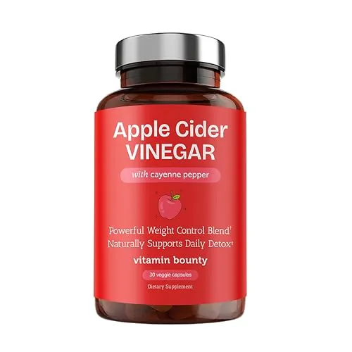 Vitamin Bounty Apple Cider Vinegar Capsules 30-Count