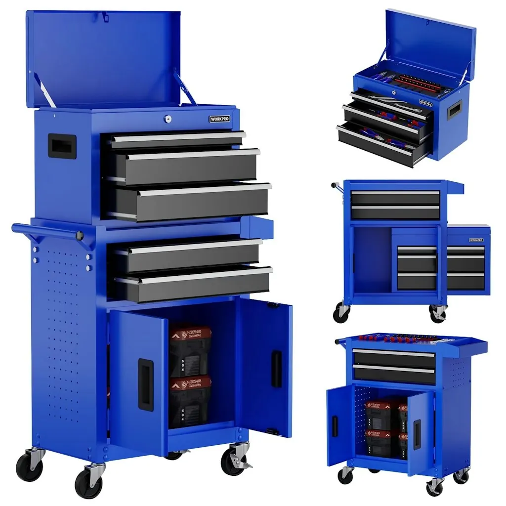 WorkPro 5-Drawer Rolling Tool Chest