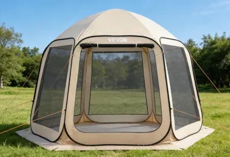 VEVOR 10' x 9.2' Pop-Up Screen Room with Awning