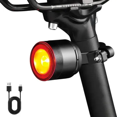 Esaytool Variable Ultra-Bright Bike Tail Light w/ Dual-Button Control