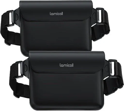 Lamicall Waterproof Fanny Pack Dry Bags 2-Pack