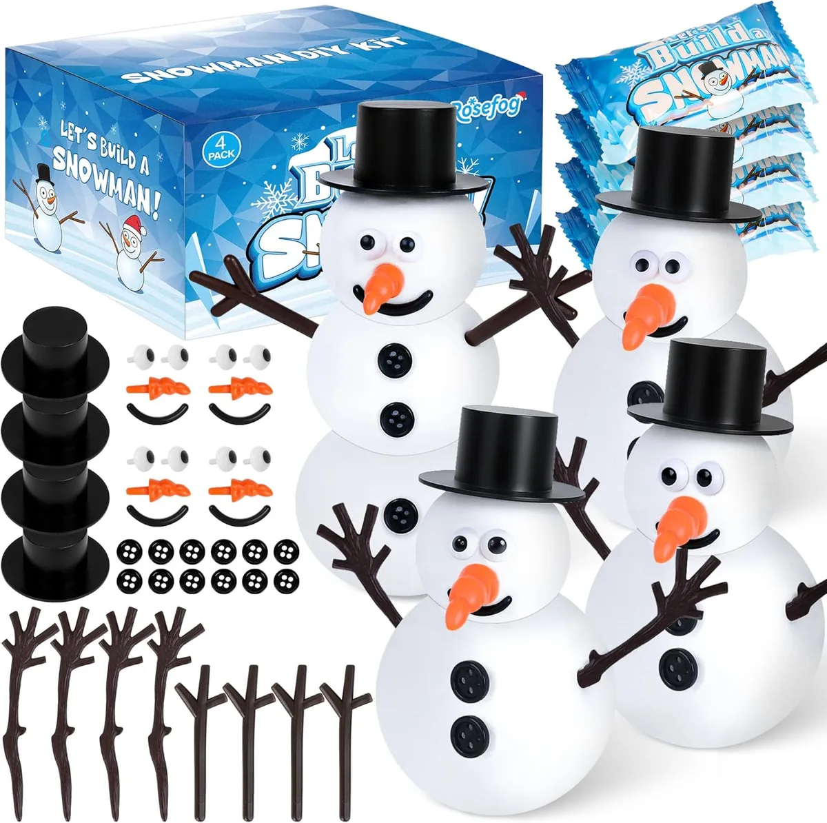 Air-Dry Clay Snowman Kit