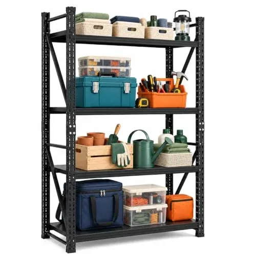 4-Tier Metal Garage Shelving Unit, 36 x 16 x 71 in