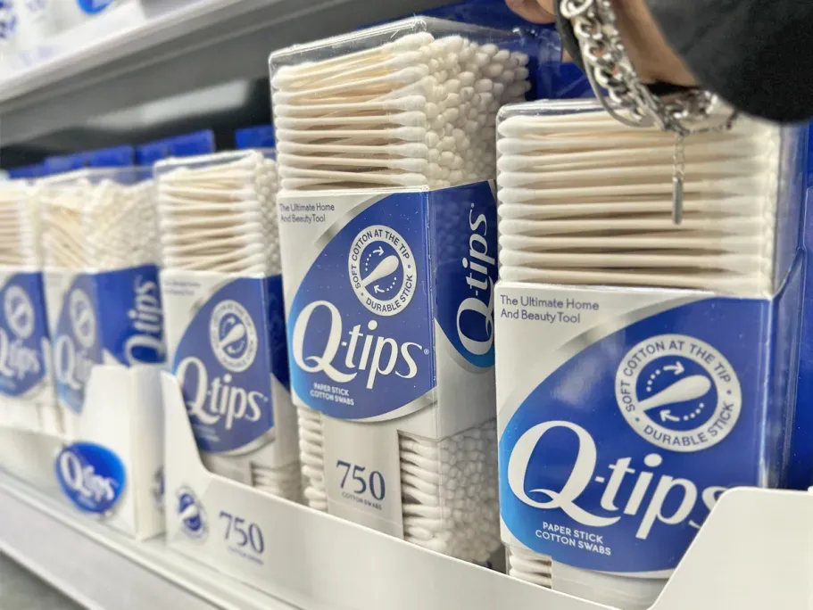 Q-tips Cotton Swabs 750-Count Box 3-Pack