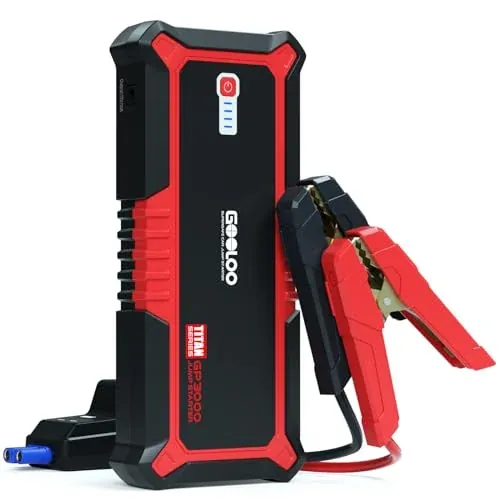 GOOLOO GP3000 Jump Starter 3000A Peak Car Starter (9L Gas or 7L Diesel)