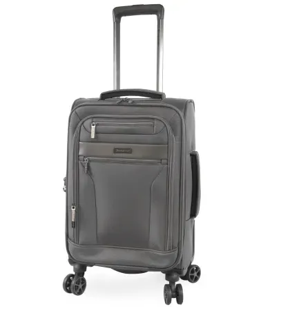 Brookstone Harbour 30" Softside Large Checked Expandable Spinner Luggage