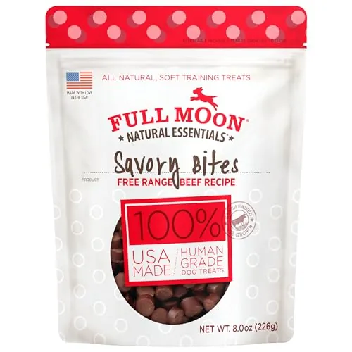 Full Moon Essential Beef Savory Bites Dog Treats 8-Oz