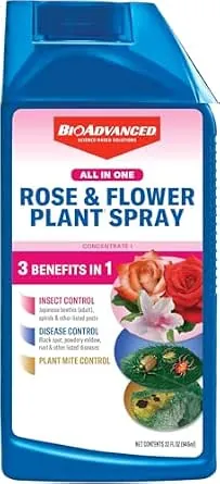 32-Oz BioAdvanced All-in-One Rose & Flower Plant Care Concentrate