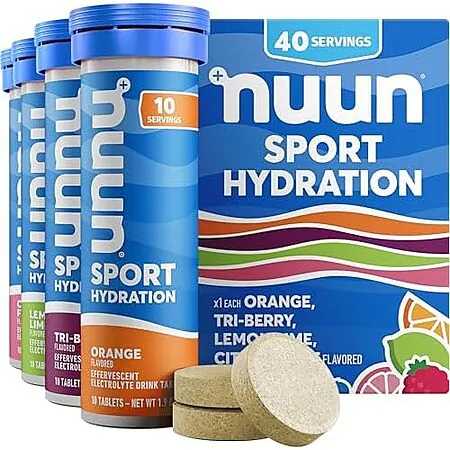 40-Ct Nuun Sport Electrolyte Tablets (Mixed Flavors)