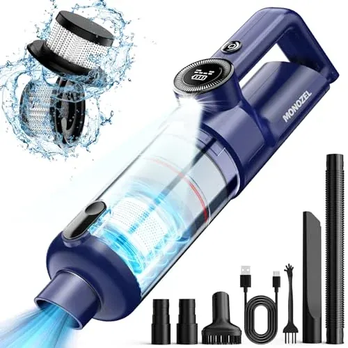 MONOZEL Handheld Cordless Car Vacuum
