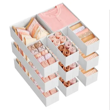Set-of-18 SONGMICS Drawer Organizers