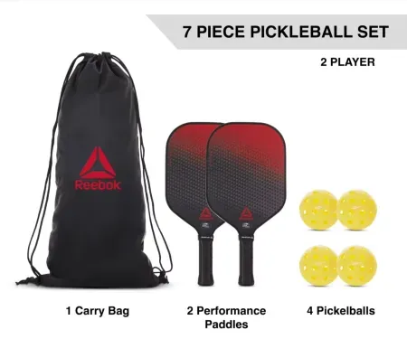 7-Piece Reebok Pickleball Equipment Set